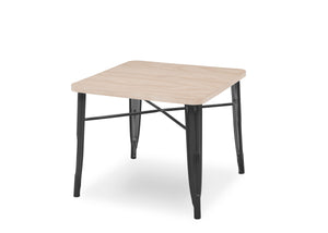 Delta Children Black with Driftwood (1312) Bistro Kids Play Table (560302), Silo a3a 24