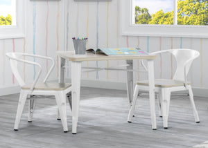 Delta Children White with Driftwood (1313) Bistro 2-Piece Chair Set (560301) 24