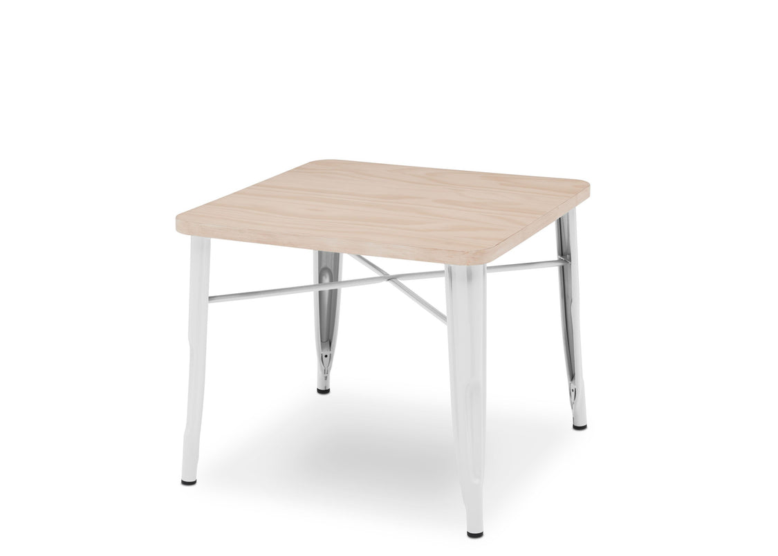 Delta Children White with Driftwood (1313) Bistro Kids Play Table (560302), Silo, b3b
