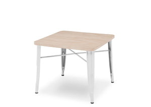 Delta Children White with Driftwood (1313) Bistro Kids Play Table (560302), Silo, b3b 9