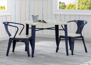 Delta Children Navy with Driftwood (1314) Bistro 2-Piece Chair Set (560301) 9