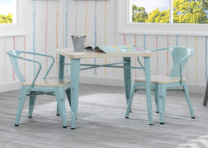Delta Children Aqua with Driftwood (1315) Bistro 2-Piece Chair Set (560301), Table and Chair 15