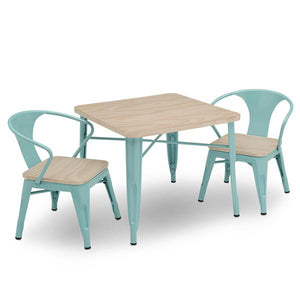 Delta Children Aqua with Driftwood (1315) Bistro Kids Play Table and Chair Set 49