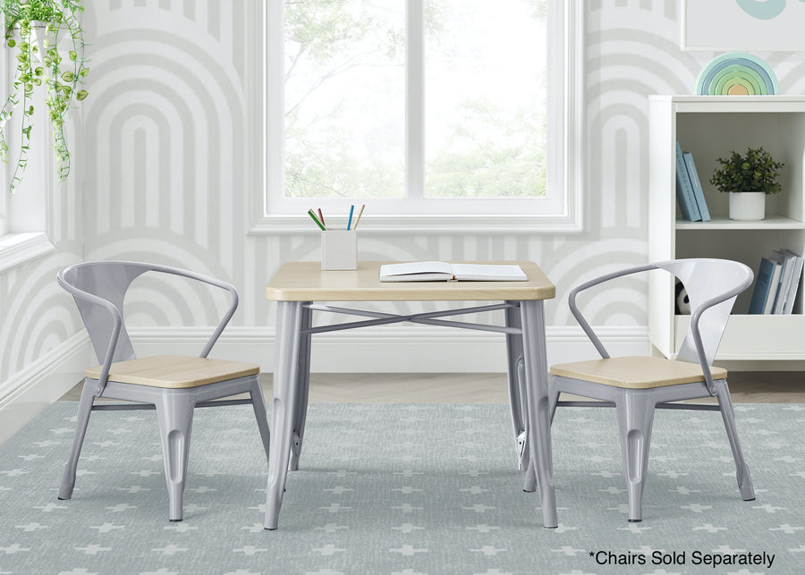 Grey with Natural (1439) 23-Bistro Kids Play Table (Chairs Not Included)