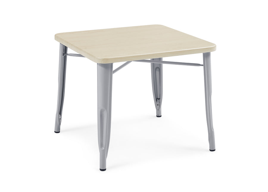 Grey with Natural (1439) 18-Bistro Table and 4 Chair Set