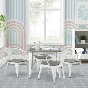 White with Grey Barnboard (153) 165