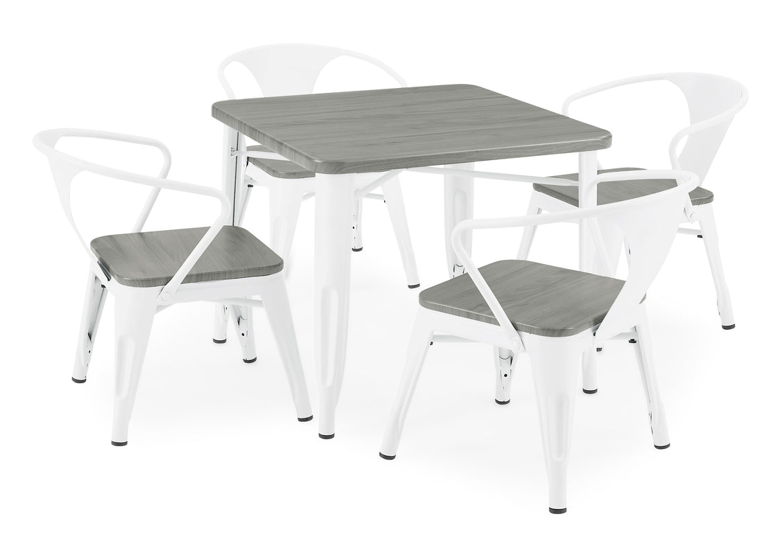 White with Grey Barnboard (153)