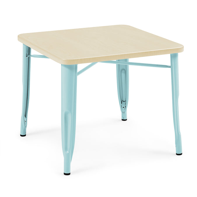 Aqua with Natural (478) 17-Bistro Kids Play Table (Chairs Not Included)