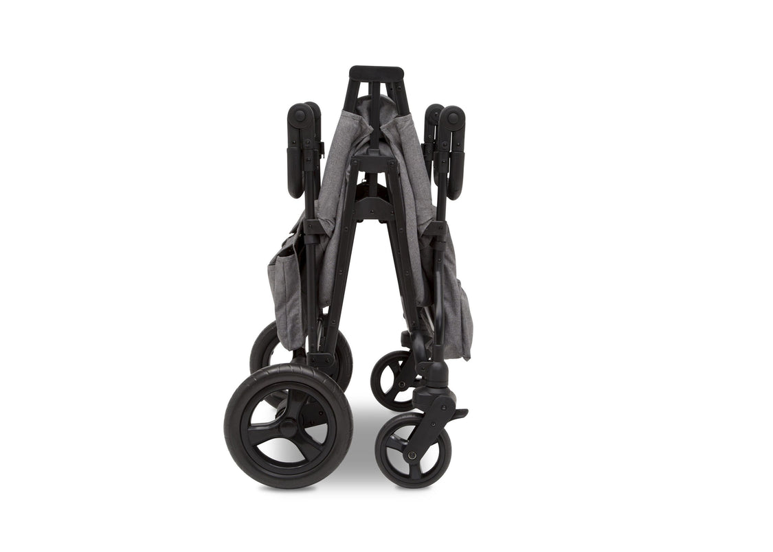 Jeep Wrangler Stroller Wagon by Delta Children, Grey (2148), Folds easily 