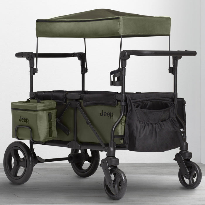 jeep wagon deluxe stroller Jeep Wrangler Deluxe Stroller Wagon with Cooler Bag