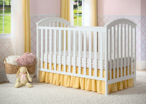 Delta Children White (100) Arbour 3-in-1 Crib, Detailed View a2a 4