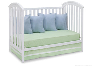 Delta Children White (100) Arbour 3-in-1 Crib Daybed Conversion a6a 7