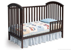Delta Children Dark Chocolate (207) Arbour 3-in-1 Crib Todler Bed Conversion c3c 11-Arbour 3-in-1 Crib