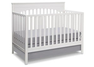 Delta Children White (100) Layla 4-in-1 Crib, Crib Conversion a3a 0