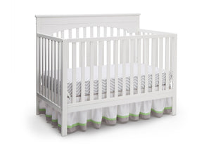 Delta Children White (100) Layla 4-in-1 Crib, Crib Conversion 9