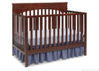 Delta Children Chocolate (204) Layla 4-in-1 Crib, Crib Conversion b3b 3-Layla 4-in-1 Crib