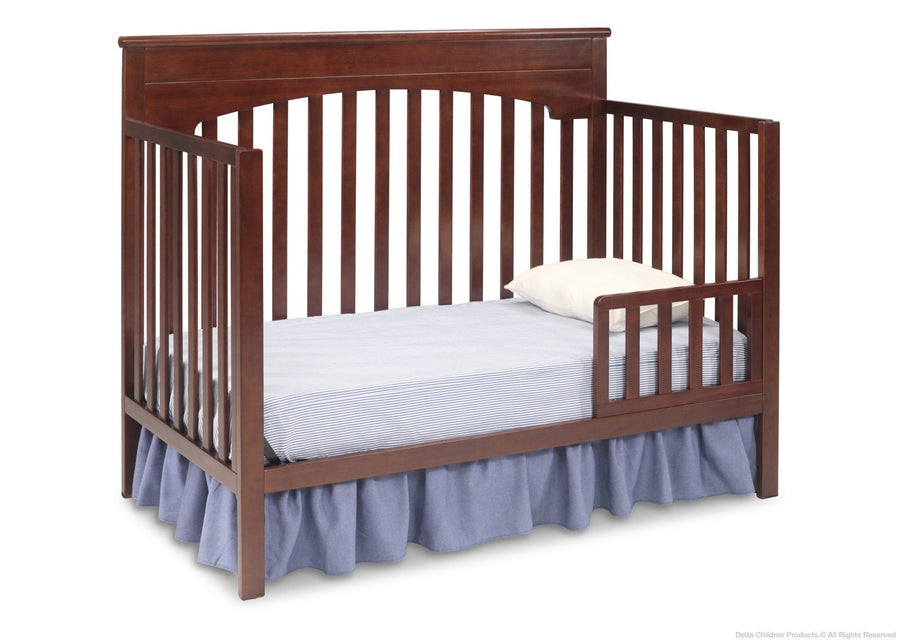 Delta Children Chocolate (204) Layla 4-in-1 Crib, Toddler Bed Conversion b4b 11-Layla 4-in-1 Crib