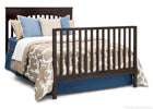 Delta Children Dark Chocolate (207) Layla 4-in-1 Crib, Full-Size Bed Conversion c6c 17-Layla 4-in-1 Crib