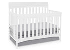 Delta Children White (100) Remi 4-in-1 Crib, Crib Conversion a1a 2-Remi 4-in-1 Crib