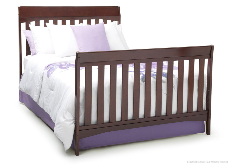 Delta Children Chocolate (204) Remi 4-in-1 Crib, Full-Size Bed Conversion b5b 14-Remi 4-in-1 Crib