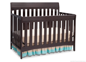 Delta Children Dark Chocolate (207) Remi 4-in-1 Crib, Crib Conversion c2c 16