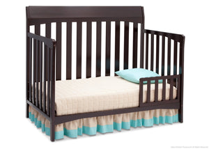 Delta Children Dark Chocolate (207) Remi 4-in-1 Crib, Toddler Bed Conversion c3c 17