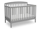 Delta Children Grey (026) Brayden 4-in-1 Crib, Angled Crib View a3a 5-Brayden 4-in-1 Crib