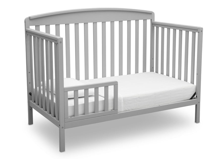 Delta Children Grey (026) Brayden 4-in-1 Crib, Toddler Bed Conversion a4a 6-Brayden 4-in-1 Crib
