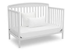 Delta Children Bianca White (130) Brayden 4-in-1 Crib, Daybed Conversion b5b 14-Brayden 4-in-1 Crib