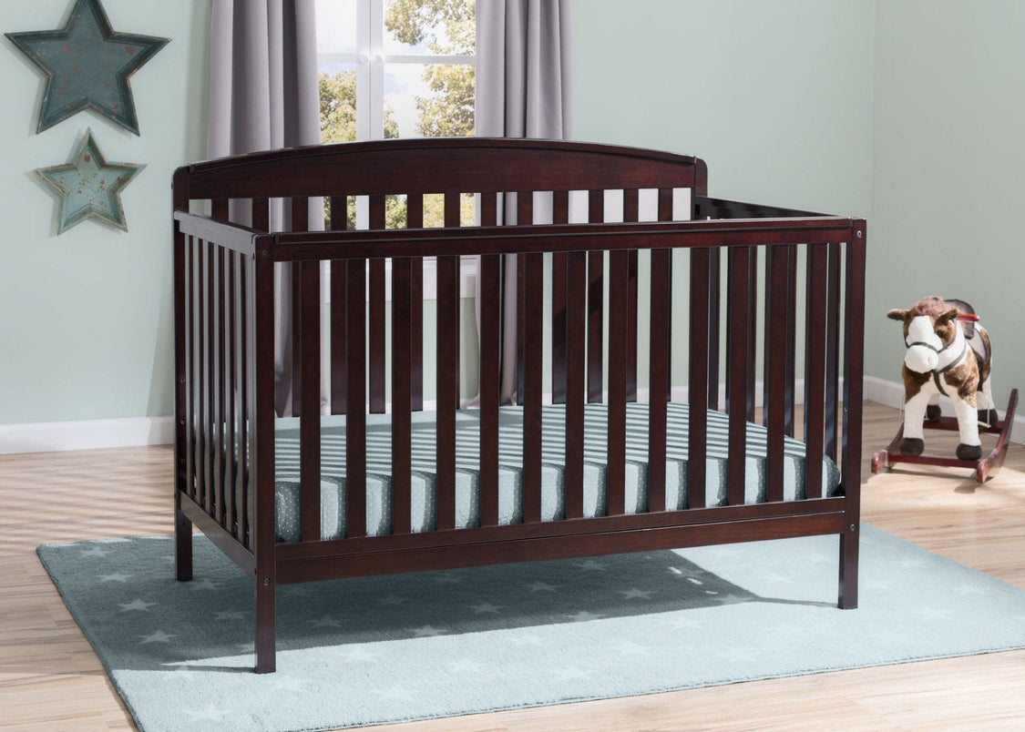 Delta Children Dark Chocolate 207 Brayden 4-in-1 Crib, Hangtag c1c