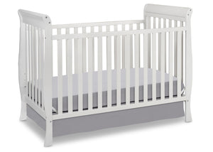 Delta Children White (100) Winter Park 3-in-1 Crib, Crib Conversion  0