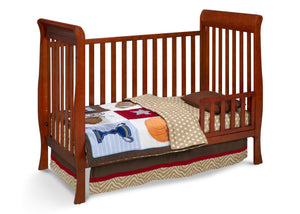 Delta Children Spiced Cinnamon (209) Winter Park 3-in-1 Crib, Toddler Bed Conversion b2b 1