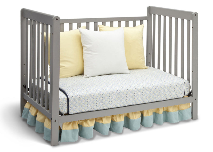 Delta Children Grey (026) Waves 3-in-1-Crib, Day Bed Conversion a4a 4-Waves 3-in-1-Crib