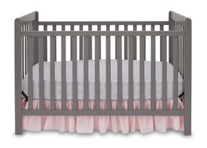 Delta Children Classic Grey (028) Waves 3-in-1-Crib, front b1b 1