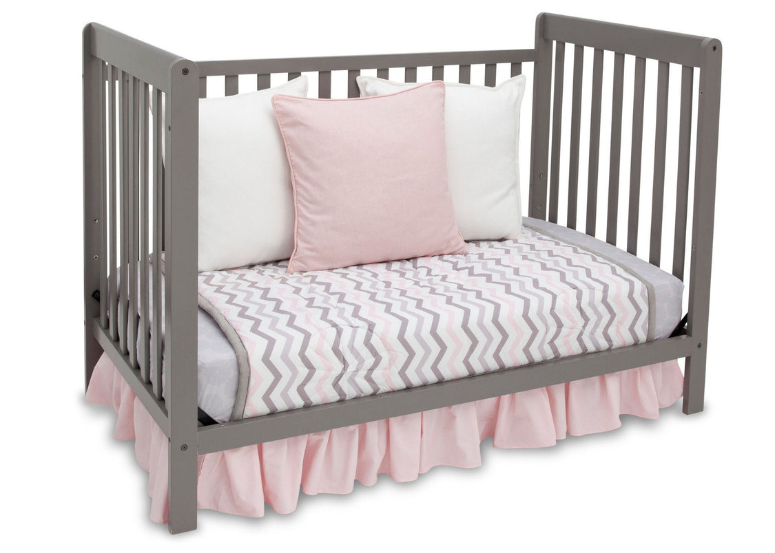 Delta Children Classic Grey (028) Waves 3-in-1-Crib, Day Bed Conversion b4b