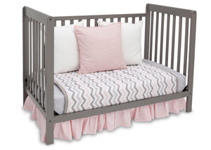 Delta Children Classic Grey (028) Waves 3-in-1-Crib, Day Bed Conversion b4b 12