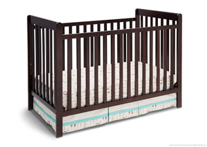 Delta Children Dark Chocolate (207) Waves 3-in-1-Crib, Crib Conversion e2e 41