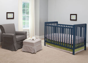 Delta Children Navy (404) Waves 3-in-1-Crib, Room View f1f 44