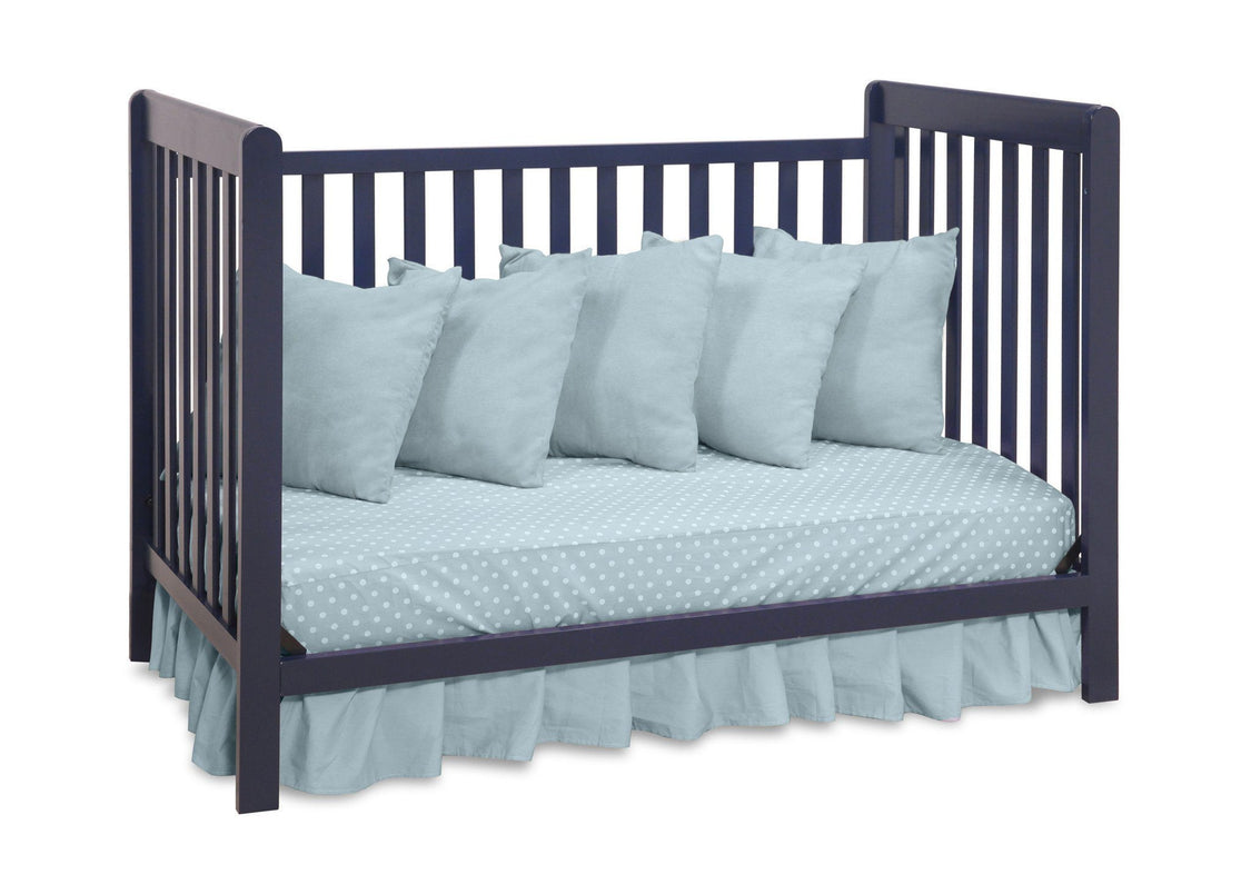 Delta Children Navy (404) Waves 3-in-1-Crib, Day Bed Conversion f5f