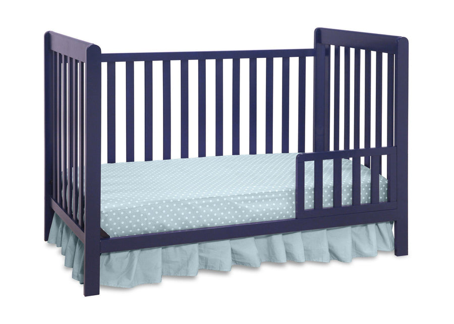 Delta Children Navy (404) Waves 3-in-1-Crib, Toddler Bed Conversion f3f 17-Waves 3-in-1-Crib