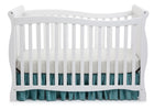 Delta Children White (100) Brookside 4-in-1 Crib, Crib Conversion a1a 12-Brookside 4-in-1 Convertible Crib
