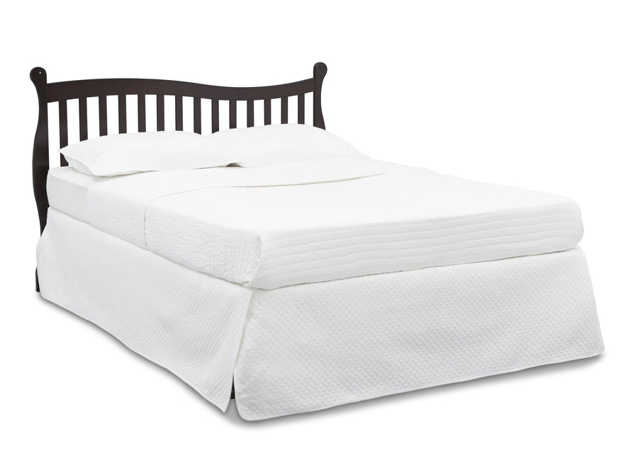 Delta Children Dark Chocolate (207) Brookside 4-in-1 Crib, Full-Size Conversion b6b 5-Brookside 4-in-1 Convertible Crib