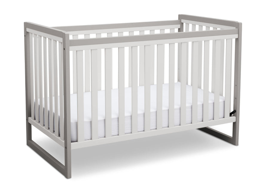White/Grey (066) 6501-066 1-Urban Classic 3-in-1 Crib