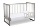 Delta Children White / Grey (066) Urban Classic 3-in-1 Crib, Toddler Bed Conversion a5a 4-Urban Classic 3-in-1 Crib