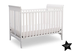 Delta Children White (100) Parkside 3-in-1-Crib, With Seal a7a 7