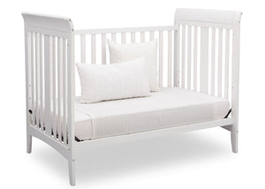 Delta Children White (100) Parkside 3-in-1-Crib, Day Bed Conversion a6a 6