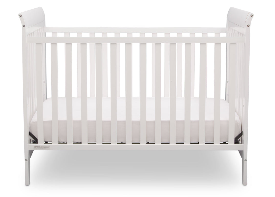 Delta Children White (100) Parkside 3-in-1-Crib, Crib Conversion a4a