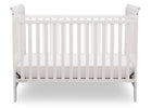 Delta Children White (100) Parkside 3-in-1-Crib, Crib Conversion a4a 3-Parkside 3-in-1-Crib
