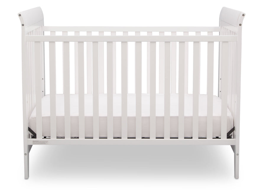 Delta Children White (100) Parkside 3-in-1-Crib, Crib Conversion a4a 3-Parkside 3-in-1-Crib