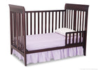 Delta Children Dark Chocolate (207) Parkside 3-in-1-Crib, Toddler Bed Conversion b3b 7-Parkside 3-in-1-Crib